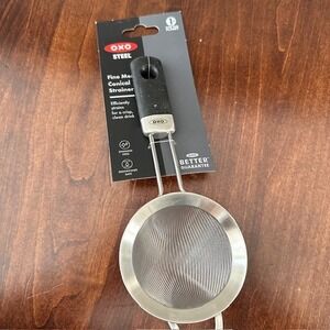 OXO Steel Fine Mesh Conical Strainer 3112000 Cocktail Bar Kitchen Tool